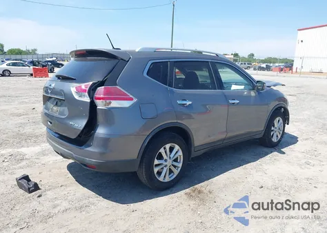 2015 Nissan Rogue Sv из США, поврежденный, VIN KNMAT2MVXFP533891
